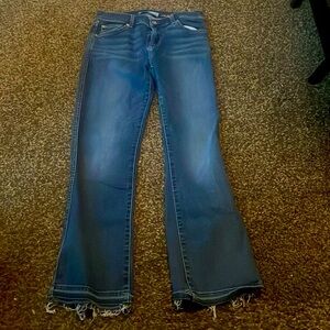 7 for All Mankind size 25 Cropped Boot cut jeans Excellent condition